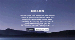 Desktop Screenshot of ntime.com